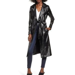Vinyl Trench Coat